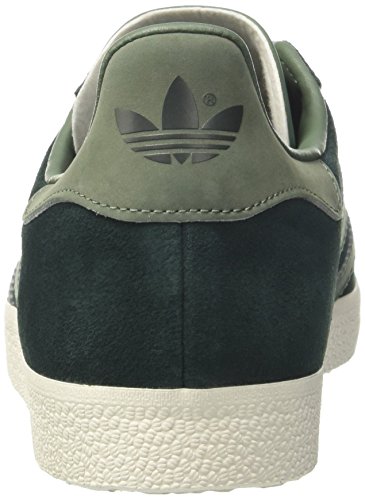 adidas Gazelle, Zapatillas para Mujer, Gris (Green Night F17/trace Green S17/gold Met.), 45 1/3 EU