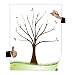Produktbild Wedding tree Poster Baum blanko, Partyspiel Fingerabdruck baum, Hochzeit, Geburtstag, Gästebuch (Baum blanko)