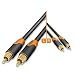 Produktbild HICON Ergonomic 1,5m Stereo Cinch Kabel 150cm geschirmt | HIE-C2C2-0150