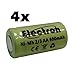 Produktbild 4 x Batterie/Akku Ni-MH 2/3AA 2/3 AA 1,2 V 600 mAh 14 x 29 mm Akkumulator für Lampen Pin Teller