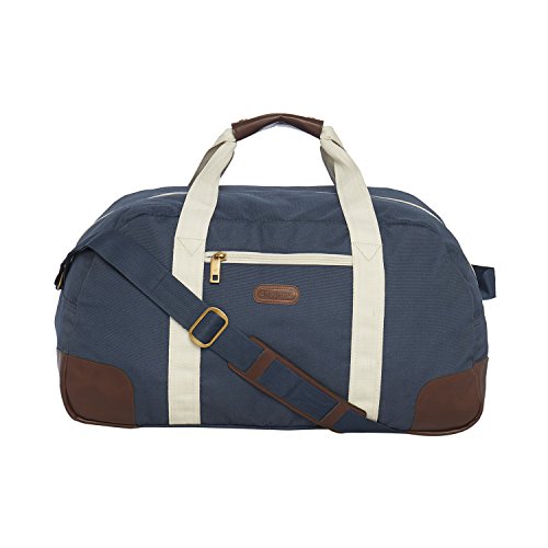 BagsRUs Polyester 30.5 cms Navy Blue Travel Duffle (DF112FNB)