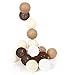 Produktbild THE HOME DECO LIGHT LA10054/WEB Girlande, Kunststoff, Polystyrol, Weiß, Beige, Braun, Grau