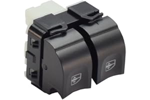 Kakulkomen 254118044R 254117873R Interruptor de elevalunas eléctrico Compatible con Renault Kangoo Trafic Clio MK IV Dacia Lodgy Dokker