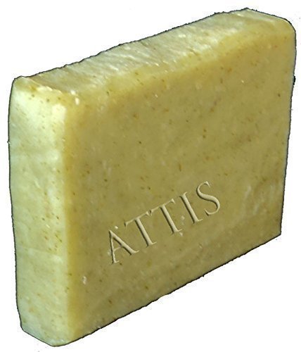 ATTIS Coriander, Citronella & Lemon Grass Natural Handmade Soap | 100g | Vegan | with Shea Butter, Aloe Vera gel and Citronella & Lemongrass Essential Oils