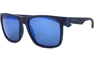 Polaroid Okulary przeciwsłoneczne PLD 2141/S Matte Blue Azure/Blue 57/18/140 Unisex