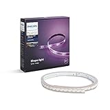 video da regalare agli sposi Das Hue LightStrip+ Basis Set (2m) und die  Erweiterung (1m) LED-Streifen lässt sich einfach in ein bestehendes Philips Hue System integrieren. Zur Steuerung ist eine Philips Hue Bridge notwendig. Diese ist nicht im Lieferumfang enthalten