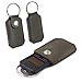 Price comparison product image Tuff-Luv 'Western' Genuine Leather Case Keychain Pocket Clip for Trezor Crypto Currency Bitcoin Wallet- Brown