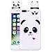 Produktbild TPU Hülle für Plus, für iPhone 8 Plus / iPhone 7 Plus (Nicht für iPhone 8/7), Silikon Handyhülle Schöne 3D Case für iPhone 7 Plus, Schutzhülle Tasche Silikonhülle für iPhone 8 Plus, ZCRO Silikon TPU Hülle Ultra Dünn Bunte Muster Tier 3D Cute Cartoon Design Slim Schale Hüllen Bumper Case Cover Weich Flexibel Schutz Schale Gummi Handytasche Etui Backcover für iPhone 8 Plus / iPhone 7 Plus (Netter Panda)