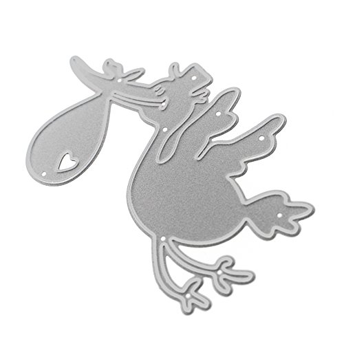 Amazingdeal365 Steel Bird Metall Form Schablonen Schneiden DIY Dekor Sammelalbum Karten Buchzeichen Lesezeichen als Geschenk für Freunde Geburtstag Kinder,Kindergarten Hobby Schule Handarbeit Unterricht usw. Ein tolles Geschenk!