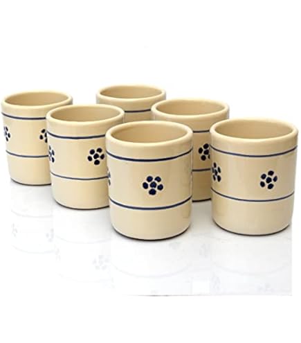 Set Assiettes 6 Personnes Colì Majolique Et Faïence De 1650 Turquoise Chiné Ensemble D'assiettes En Terre Cuite Peintes à La Main Service De Table Pour 6 Personnes 12 Pièces, 6 Plat En Terre Cuite