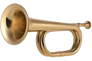 Ericetion B Flat Bugle Call Trompete Kavallerie -Horn -messinginstrument Mit Mundstück Für Schulband