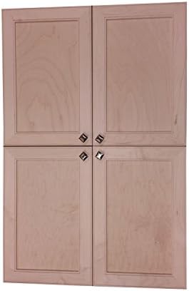 Wood Cabinets Direct 64" High Maxwell on The Wall Four Door Frameless Pantry Cabinet 3.5" D