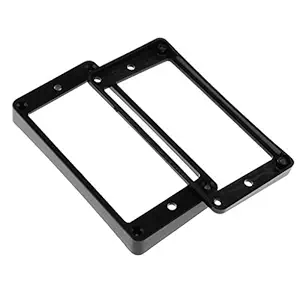 MAXBELL 2Pcs PVC Dual Humbucker Pickup Mounting Ring Frames for LP Electric Guitar Parts Accessories