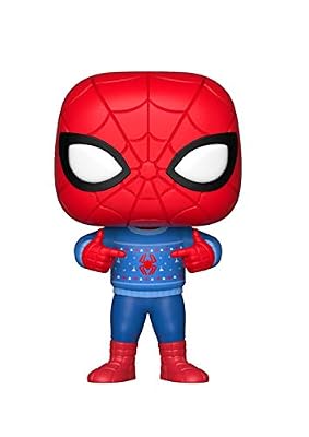 FunKo Figurine Pop - Marvel - Holiday Spider-Man with Ugly Sweater