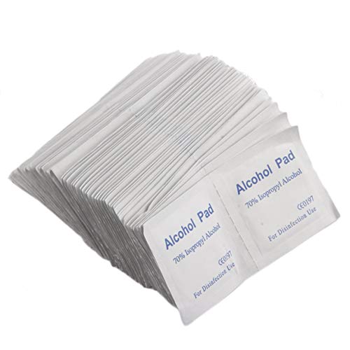 Preisvergleich Produktbild 100 Teile / schachtel Professionelle Alkohol Wischen Pad Medizinische Tupfer Sachets Antibakterielle Tool Cleanser Cleanning Vliestuch Papier