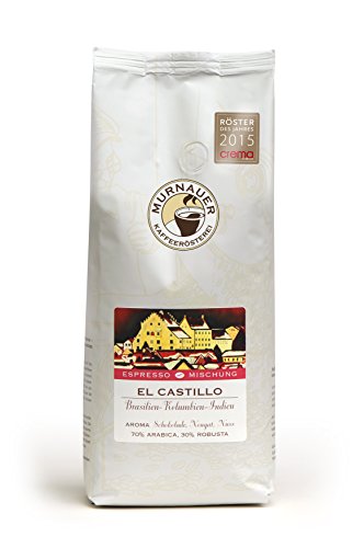 Preisvergleich Produktbild Murnauer Kaffeerösterei, EL Castillo, Espressomischung, 1 KG