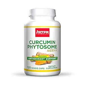 Jarrow Formulas Curcumin Phytosome (Meriva), Clinically Tested for Joint Health, 500 mg, 120 Veggie Caps