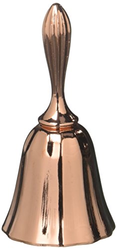 Gastgeschenk Tischglöckchen, roségold - Kleines Glöckchen in Roségold für die Gäste und für Hochzeitsspiele...