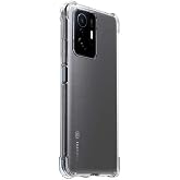 KZY İletişim Xiaomi Mi 11T Pro ile uyumlu ile Uyumlu Kapak Şeffaf Airbag Antishock K&ouml;şe Korumalı Silikon Kılıf