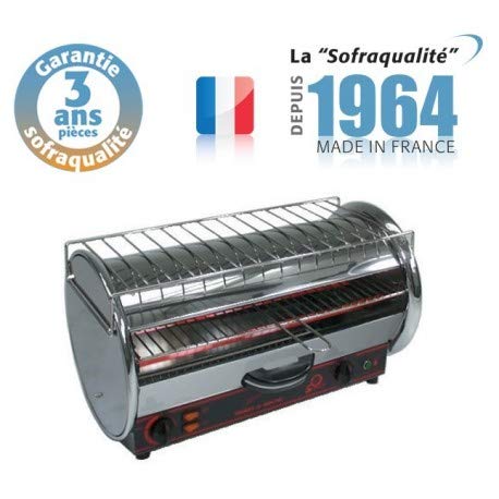Toaster Professionnel multifonction avec régulateur - 490 x 235 mm utile - 230 V - Prestige 1 étage - Sofraca -