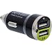 Produktbild 2er Set InLine USB KFZ Ladegerät Stromadapter - 12/24VDC zu 5V DC/2.1A - Mini, 31502N