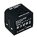 Produktbild WLPT Reise-Adapter Reiseadapter, Schnellladegerät Reiseadapterstecker Multifunktions-USB-Steckdosenadapter Internationale Wandwandler,Black