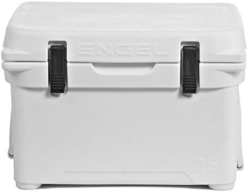 ENGEL 25 High Performance 5.28 Gallon 24 Can High Performance Durable Rotationally Molded Ice Cooler for Camping, Hunting, and Fishing