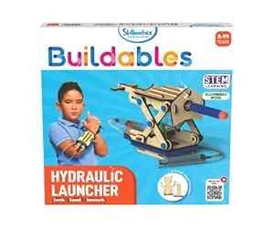 Skillmatics STEM Building Toy : Buildables Hydraulic Launcher | Gifts for Ages 8 and Up | Educational & Construction Activity Kit