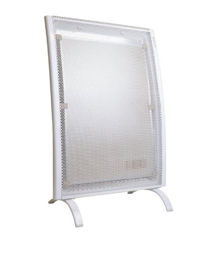 Badheizung – hochwertige Mica-thermische Badezimmer Wand-Heizung & Standheizung – schonende Kombinations Wärme aus Konvektions- und Infrarotwärme – Elektro E-Heiz-Strahler mit Spritwasserschutz, Antifrostfunktion und Überhitzungsschutz – elektrische Heizung mit 1500 Watt! – NEU & OVP - 2