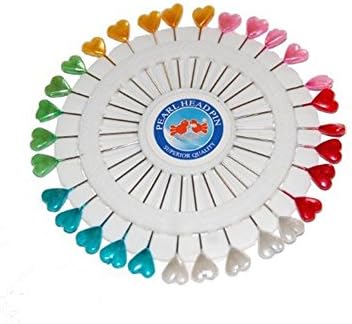 SHMGG Sewing Pins Craft Pin Wheel Heart Shaped Pins Set for Dressmaking Sewing Craft Decoration