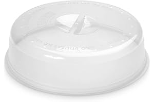 Metaltex 732845 Tapadera para microondas con Salida de Vapor, Ø26x6.5 cm