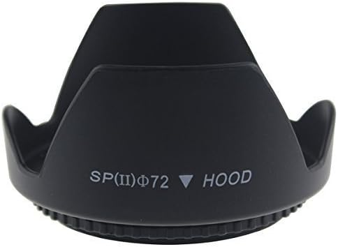 Leadasy 72mm Lens Hood Plastic Screw for Canon 7D 5DII 50D 60D T3i T2i T1i T3 with Lens Hood EF 18-200mm 28-200mm