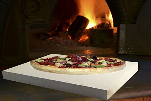 daniplus Pizzastein Brotbackstein Schamottstein lebensmittelecht 400x300x30mm für den Backofen - 4