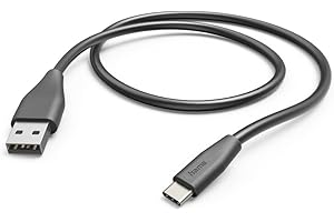 Hama Kabel ładujący USB A 3.1 - USB C (5 Gbps, 3A, 20V, solidna wtyczka, 1,5m) czarny
