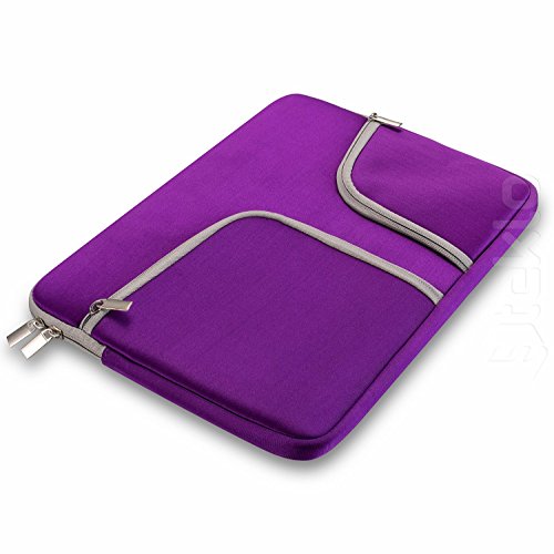 HASESS 13,3 Zoll Ultrabook Computer Bag Notebook Laptop Tasche Tragetasche mit Griff Tablette PC Sleeve Case Reißverschluss Briefcase Pouch Haut Hülle Cover für für Alle 13 Zoll Notebook Computer MacBook Air 13″ MacBook Pro 13″ Universal Laptop Netbook Acer Asus Dell Fujitsu Lenovo HP Samsung Sony Toshiba – Lila - 6