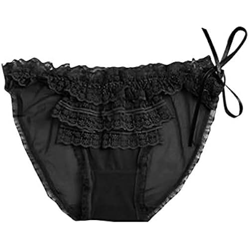 con bragas transparentes