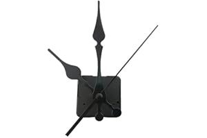 HEIBTENY Mecanismo de movimiento de cuarzo,Movimiento para reloj de pared inalámbrico,Movimiento con puntero,Movimiento por radio,Movimiento de cuarzo