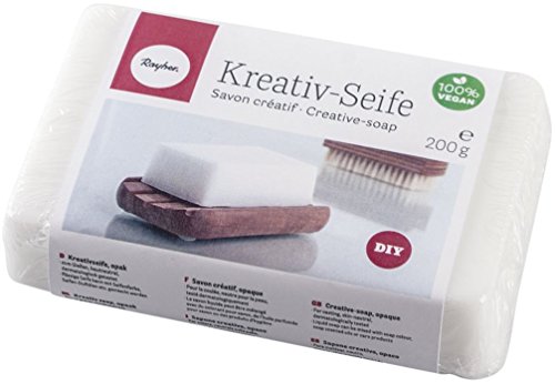 Rayher 34228000 Kreativ-Seife, opak, Block 200g