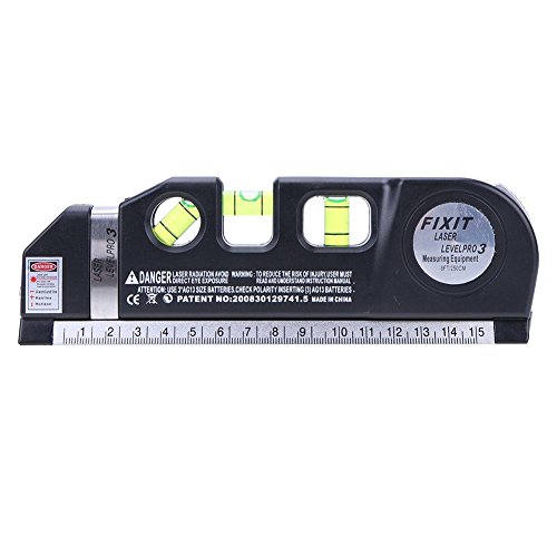 Lookthenbuy guida laser livellatore dritto Project Line Level strumenti di misura righello
