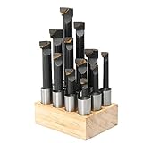 MACHIFIT 12pcs 18mm Schank F1-Bohrstangen-Set passend für 3 ' ' Bohren Kopfbeweicht gekipptes Fräswerkzeug.