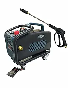 GPT Gaocheng GC-CW170 150 Bar Most Powerful Pressure Washer/Car Washer with Pressure Control Knob, Long Spray Gun and Gaocheng Foam Bottle