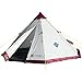 Produktbild skandika Tipi 200 6-Personen Familienzelt Tipii/Teepee Pyramiden/Indianerzelt, 200 cm Stehhöhe, 3000 mm Wassersäule
