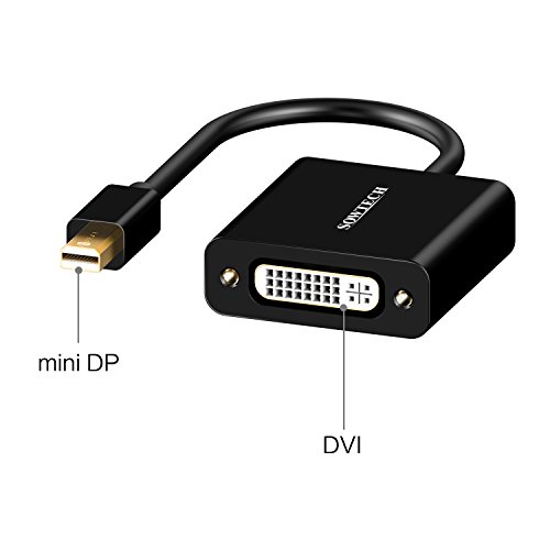 Mini DisplayPort auf DVI, SOWTECH Vergoldet Mini DP zu DVI Male zu Female Kabel Adapter Konverter - 3