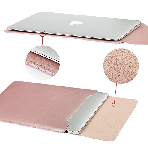 GENORTH   Wasserdicht Mikrofaser PU Leder Laptop H  lle f  r Macbook Pro 15 4 Zoll  MacBook Schutzh  lle  H  lle  Case  Cover  tasche   MacBook Pro Re