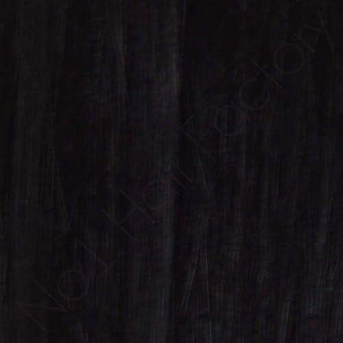 Hair Extension Heat Iron + 1g Nail Tip Hair + FREE 10 Temp Shields - #1 Jet black - Strands-50