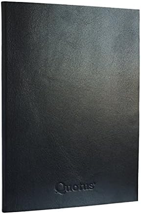 Quotus – Notebook Cogito Vegetable Leather in Night Blue and Ivory Laid Paper (17 x 24 cm, 192 Sheets PP)