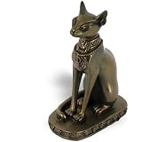 Statue Déesse égyptienne Bastet Chat Sculptée Pierre Noire  D Egyptienne Bastet Chat Sculptee Pierre Noire 1265648512