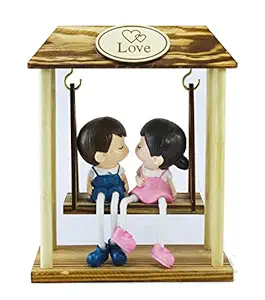 BIGGIE Collections Couple Love Musical showpiece/Decorative Gift Item/Valentine Gift/Beautiful Love Figurine/for Husband Wife/Gift for Girlfriend/Boyfriend.