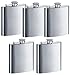 Produktbild 6 oz. Stainless Steel Hip Flask (Pkg. of 5) by Gifts Infinity®