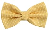 Panegy Bow Tie Hombres Pajarita Corbata de Lazo Pre-anudada con Texturas Ajustable Accesorio para Traje Esmoquin Boda Fiesta - Lunares Rojo